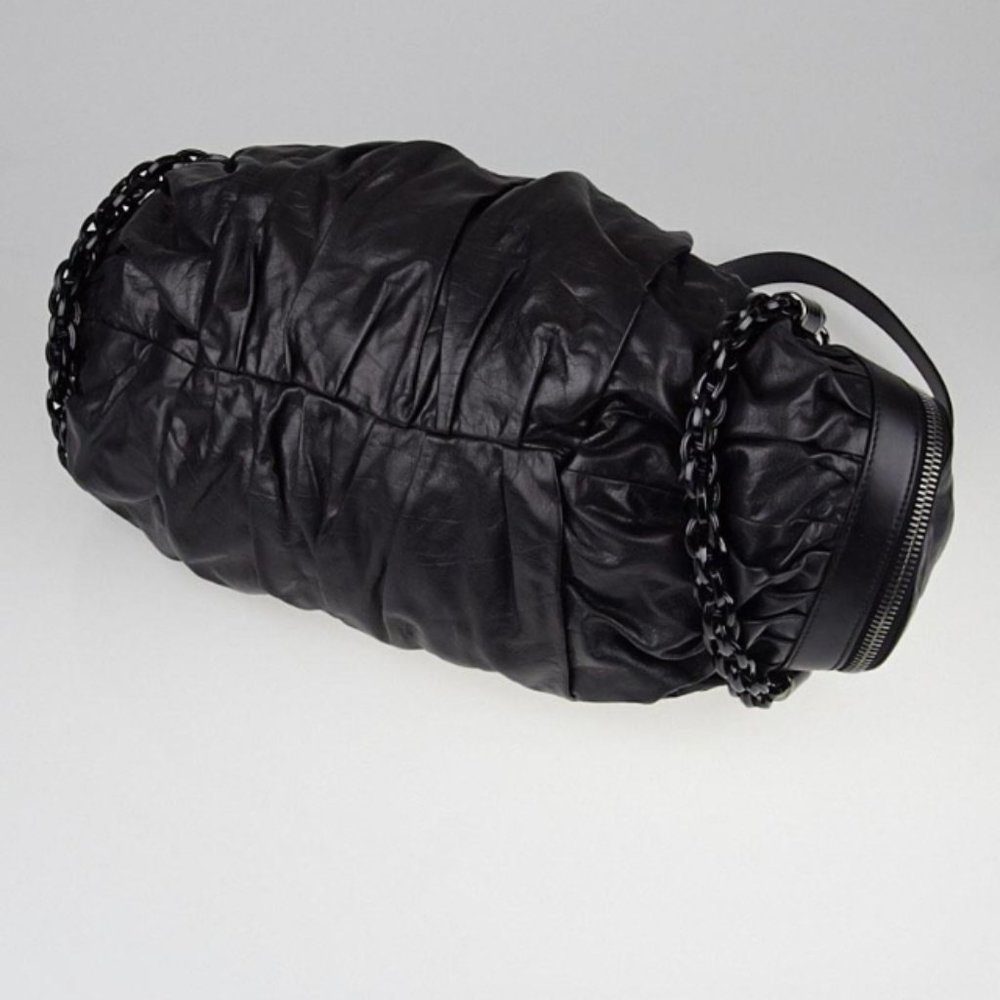 Gucci Genuine  Black Leather Bag Almost New - Picture 3 of 14